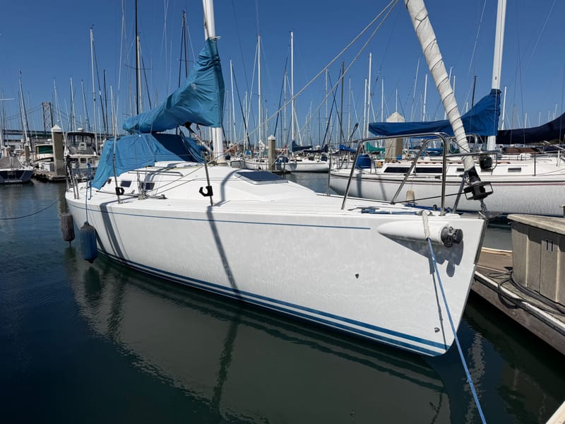 Cirrus at the dock in South Beach Harbor